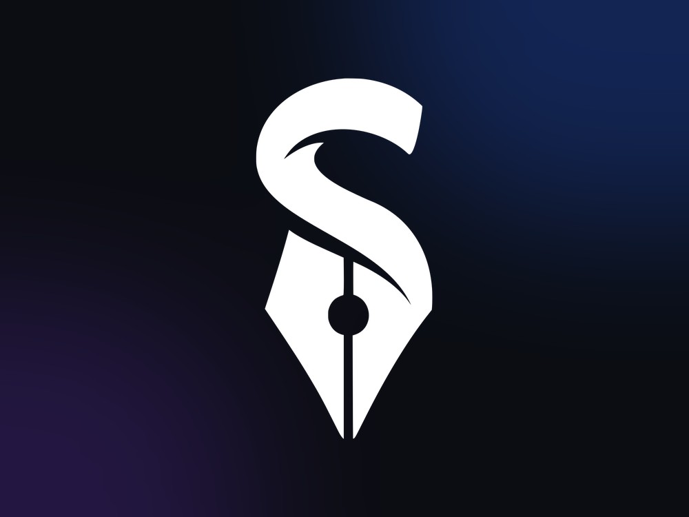 The ScaleSmith mark — an S forged into a fountain-pen nib